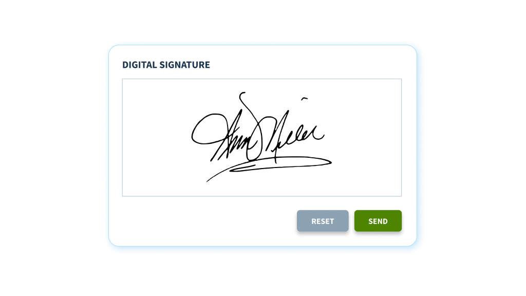 Digital signature online outlet